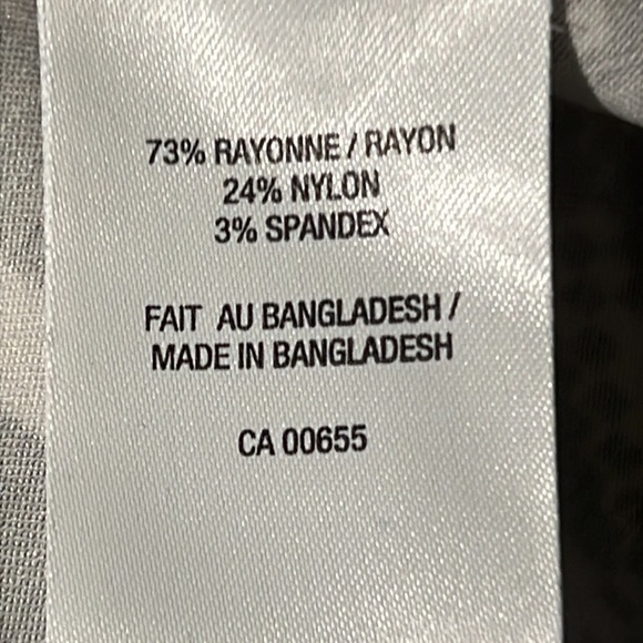 Reitmans Women's Skirt 15 Black White Herringbone - Picture 9 of 13